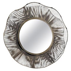 Vintage Monumental Wave Mirror