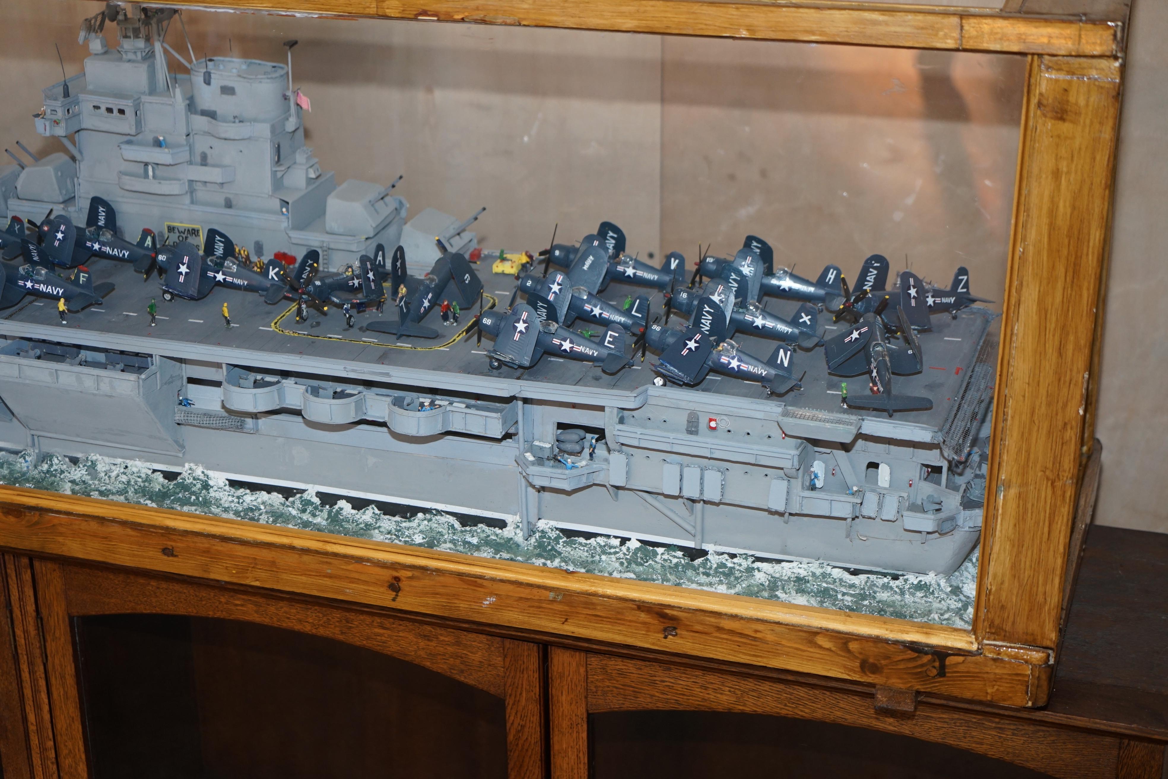 vintage aircraft carrier toy