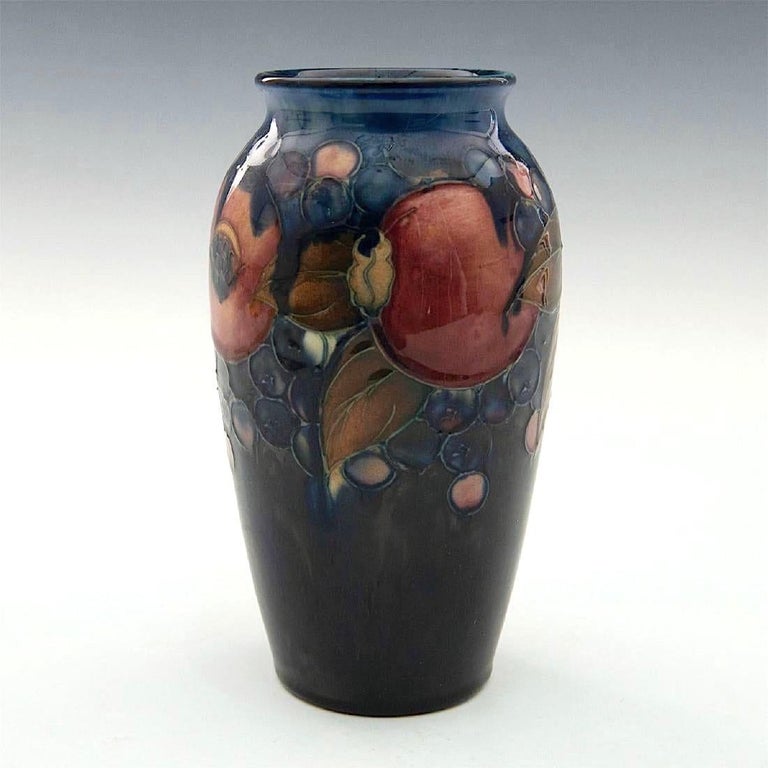English Moorcroft Pottery Pomegranate Vase Circa 1930 For Sale At