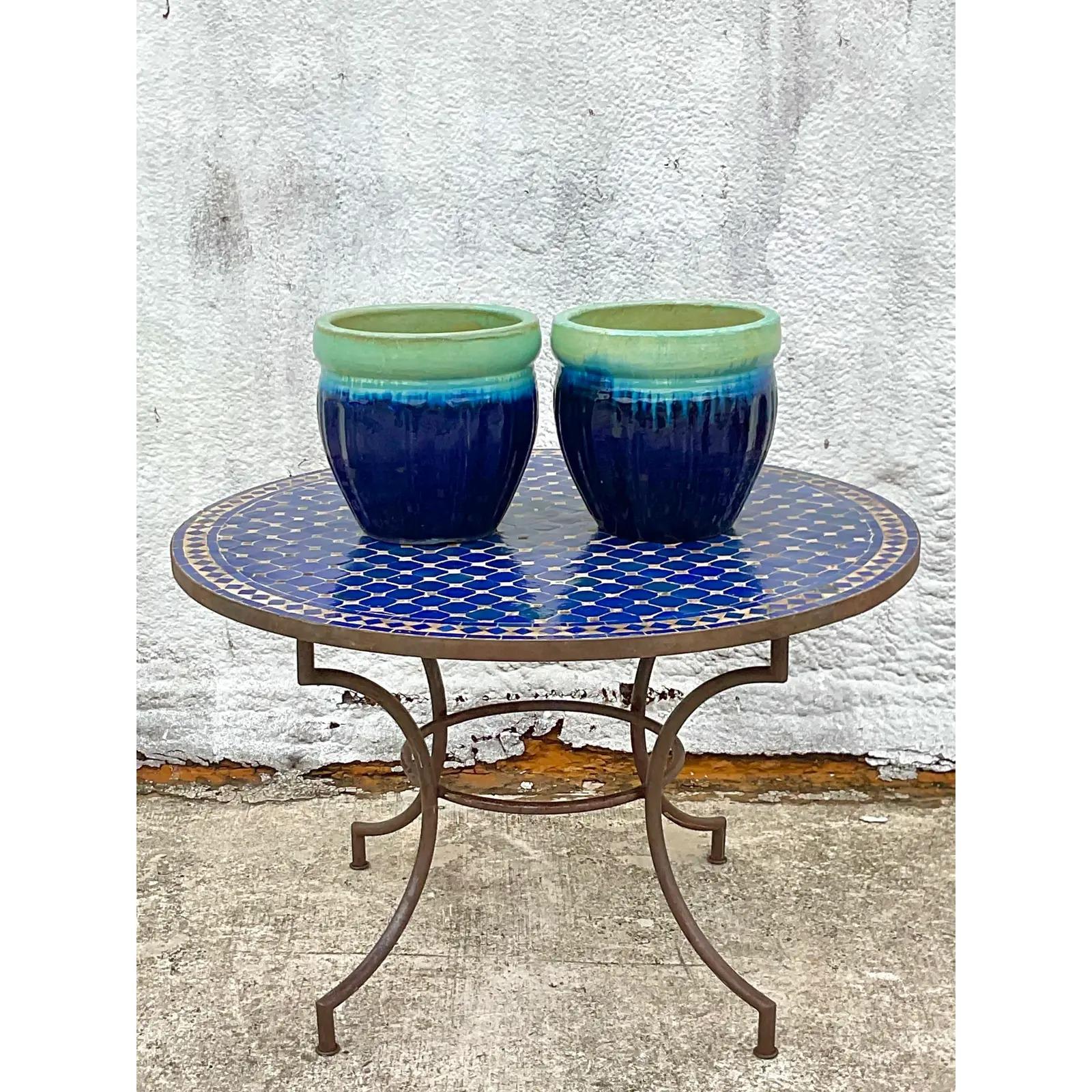 moroccan tile dining table