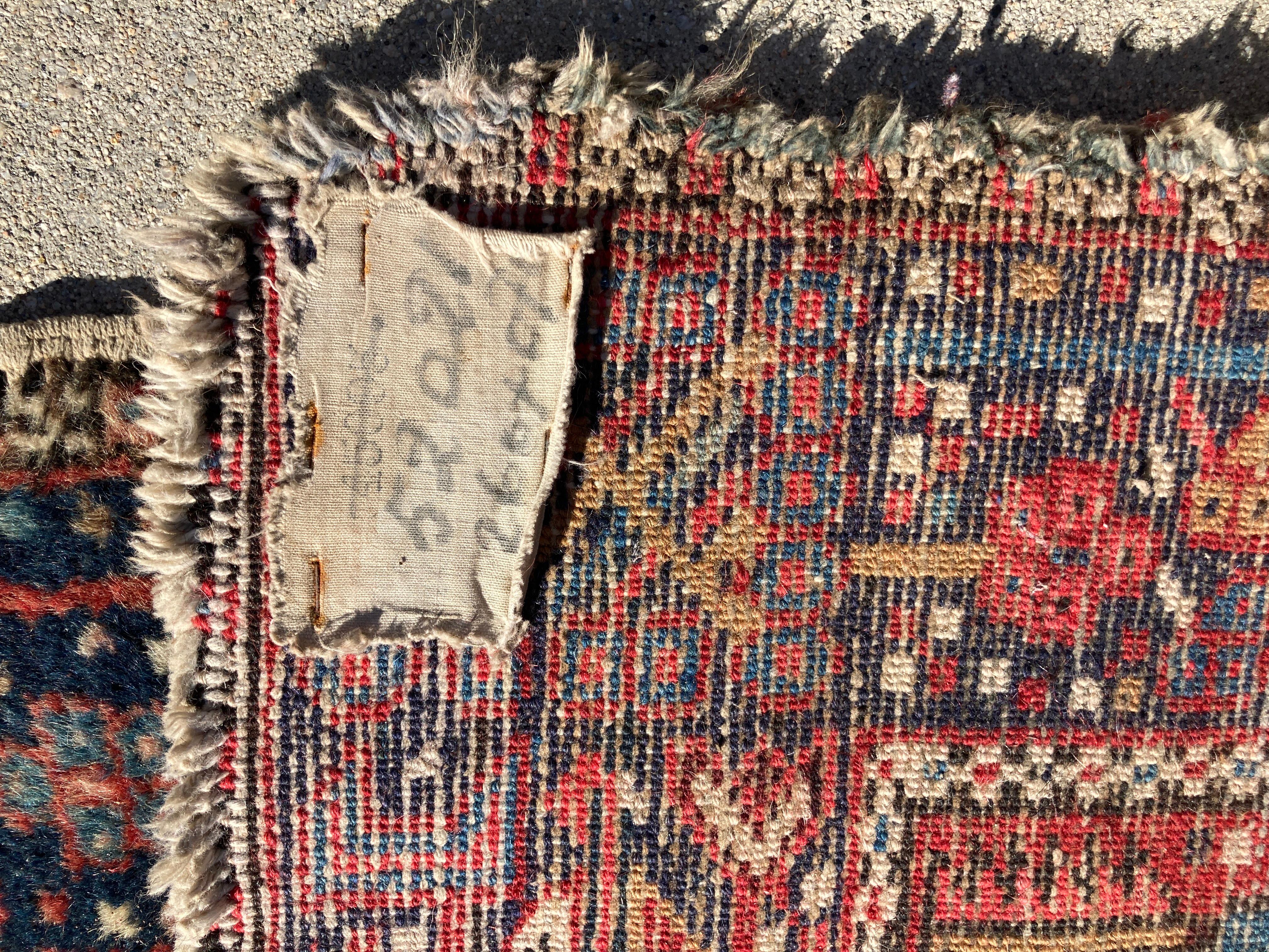 Turkish 1940s Vintage Moorish Rug Runner from Eastern Turkey For Sale