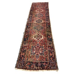 1940s Vintage Moorish Rug Runner from Eastern Turkey