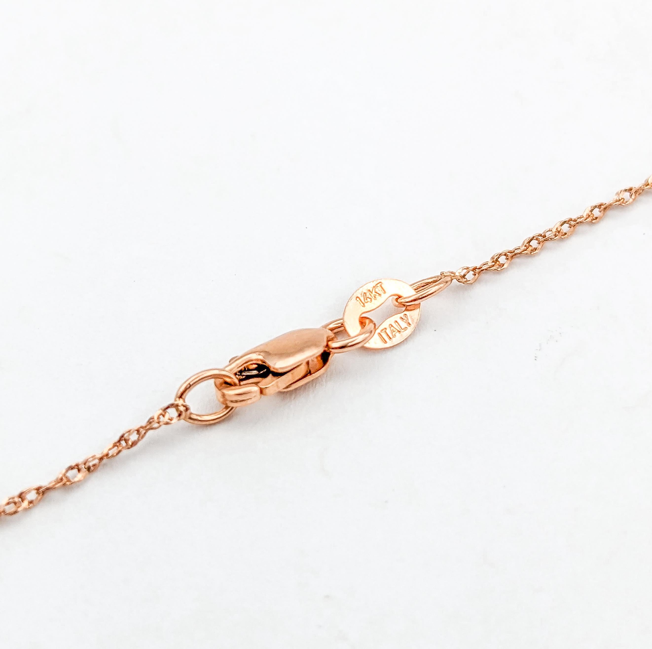 Round Cut Vintage Morganite & Diamond Halo Necklace in Rose Gold For Sale