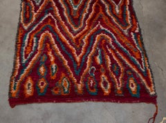 Vintage Moroccan Ait Bou Ichaouen Talsint Rug - Magenta, Orange, Teal