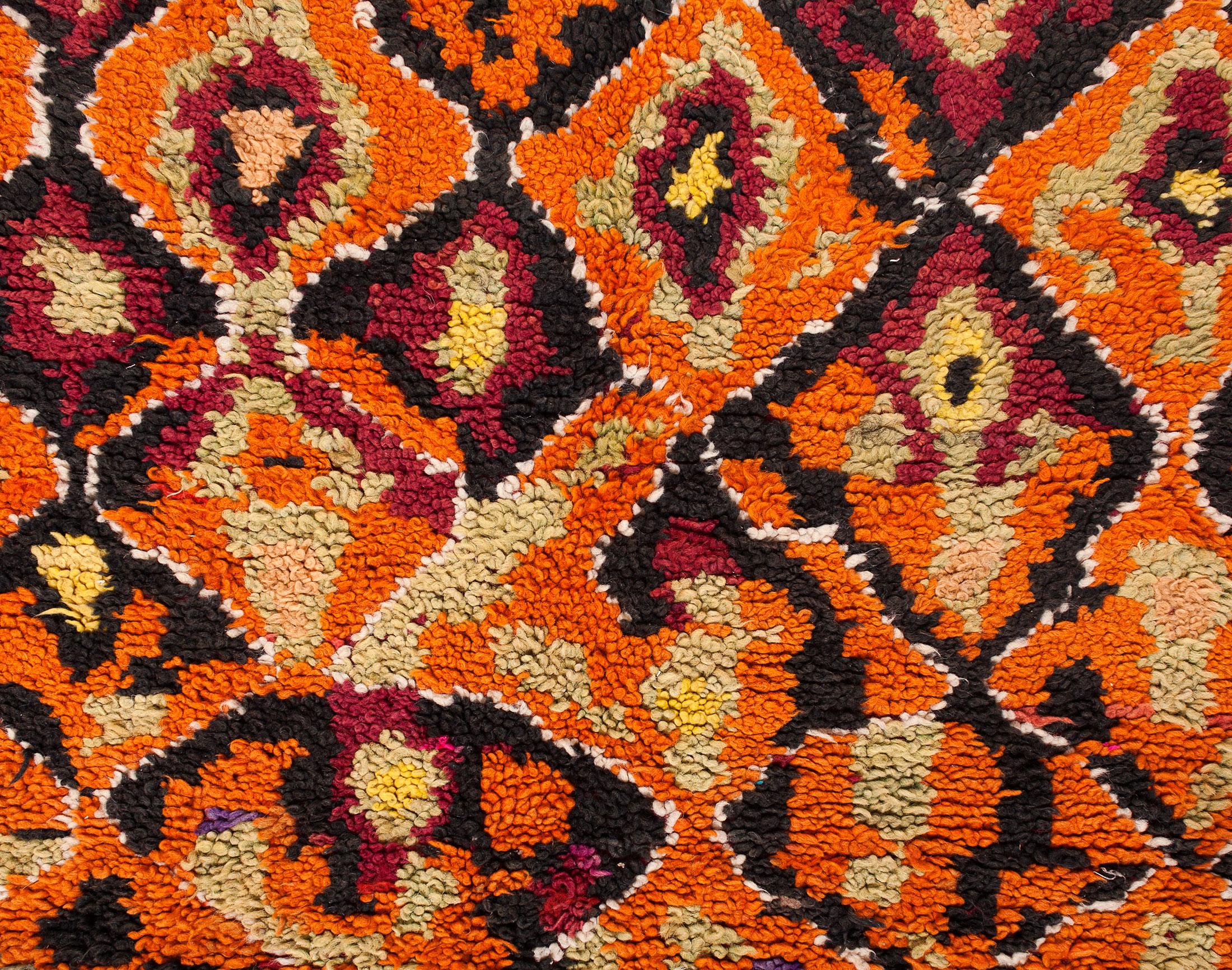 Tribal Vintage Moroccan Aït Bou Ichauen Rug For Sale
