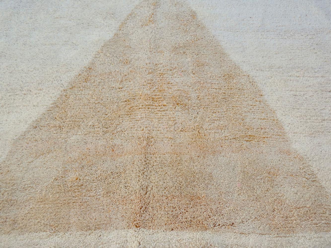 Tapis Azilal marocain vintage 6'7 x 10'2 Bon état - En vente à Los Angeles, CA