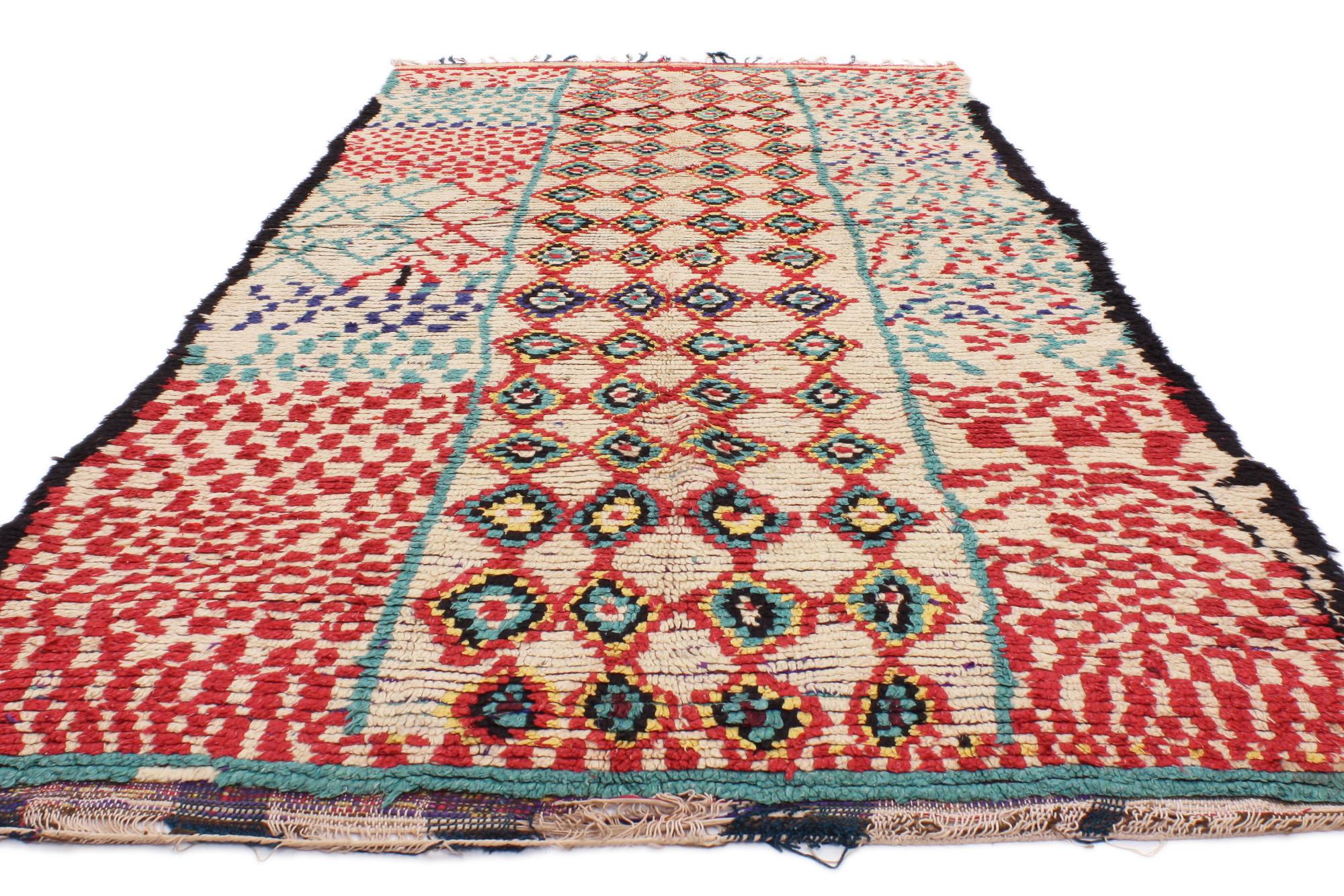 Marokkanischer Azilal-Teppich von Berber Tribes of Morocco (Böhmisch) im Angebot