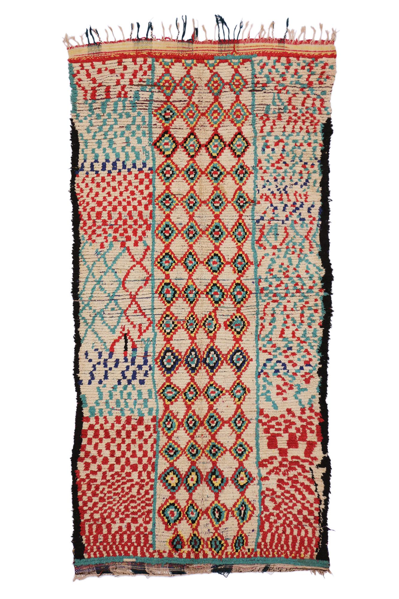 Marokkanischer Azilal-Teppich von Berber Tribes of Morocco im Zustand „Gut“ im Angebot in Dallas, TX