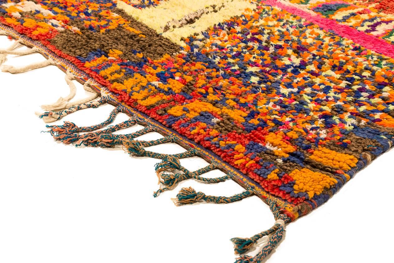 Contemporary A Vintage Azilal Rug From Morocco