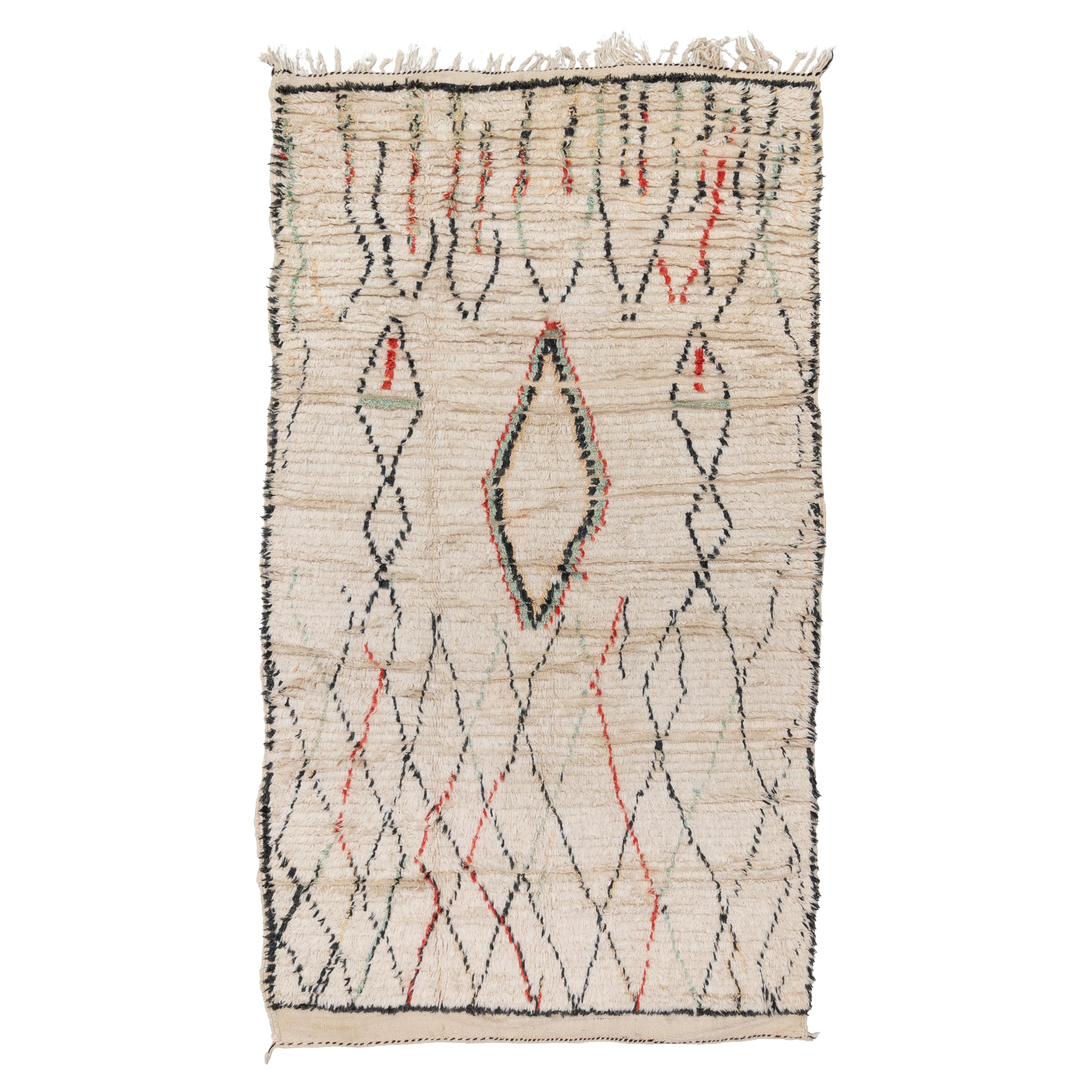 Tapis Azilal marocain vintage