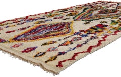 Vintage Moroccan Azilal Rug, Tribal Enchantment Meets Global Boho Chic