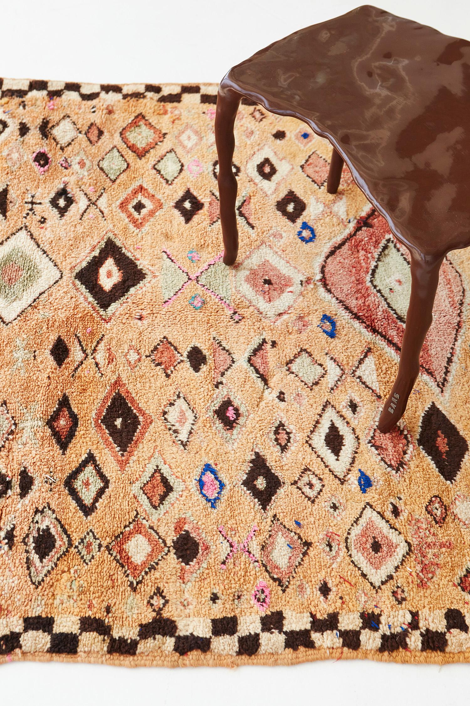 Vintage Moroccan Azilal Tribe Berber Rug For Sale 7