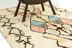 Vintage Moroccan Azilal Tribe Berber Rug