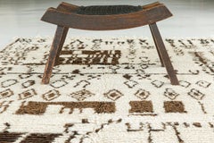 Vintage Moroccan Azilal Tribe Berber Rug