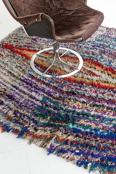 Vintage Moroccan Azilal Tribe Berber Rug