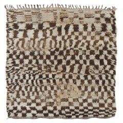 Vintage Moroccan Azilal Tribe Berber Rug