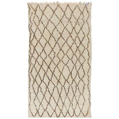 Antique Moroccan Azilal Tribe Berber Rug