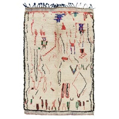 Vintage Moroccan Azilal Tribe Berber Rug
