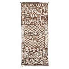 Vintage Moroccan Azilal Tribe Berber Rug