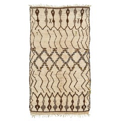 Vintage Moroccan Azilal Tribe Berber Rug