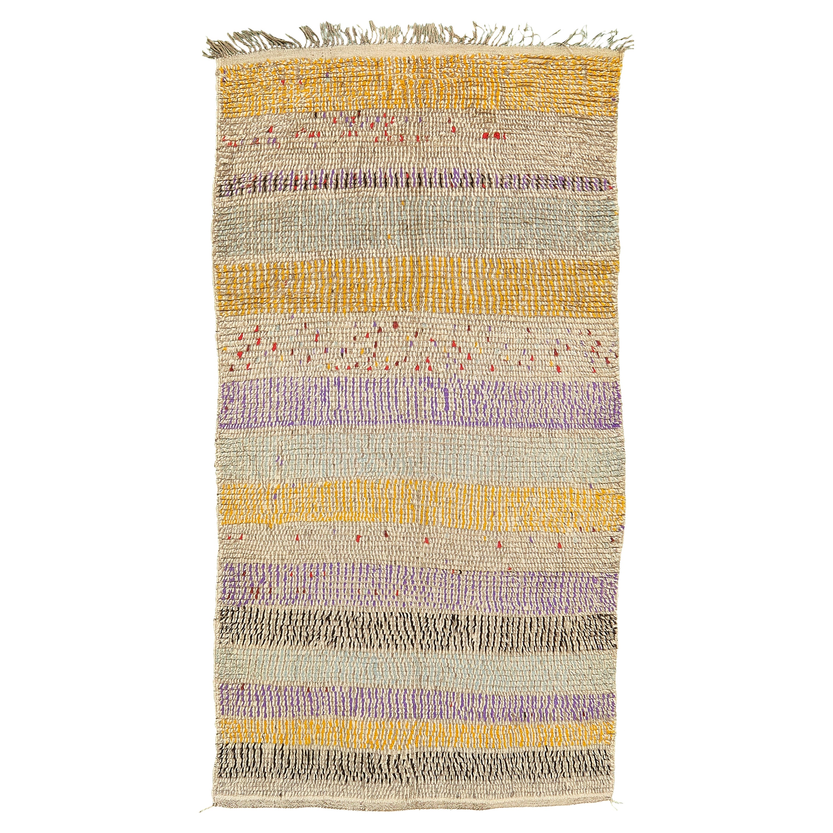 Vintage Moroccan Azilal Tribe Berber Rug