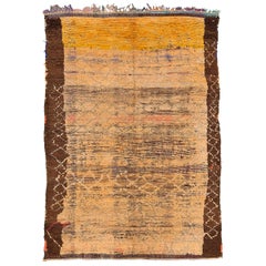 Vintage Moroccan Azilal Tribe Berber Rug