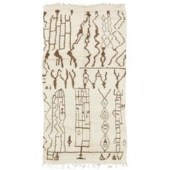 Vintage Moroccan Azilal Tribe Berber Rug