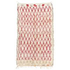 Vintage Moroccan Azilal Tribe Berber Rug