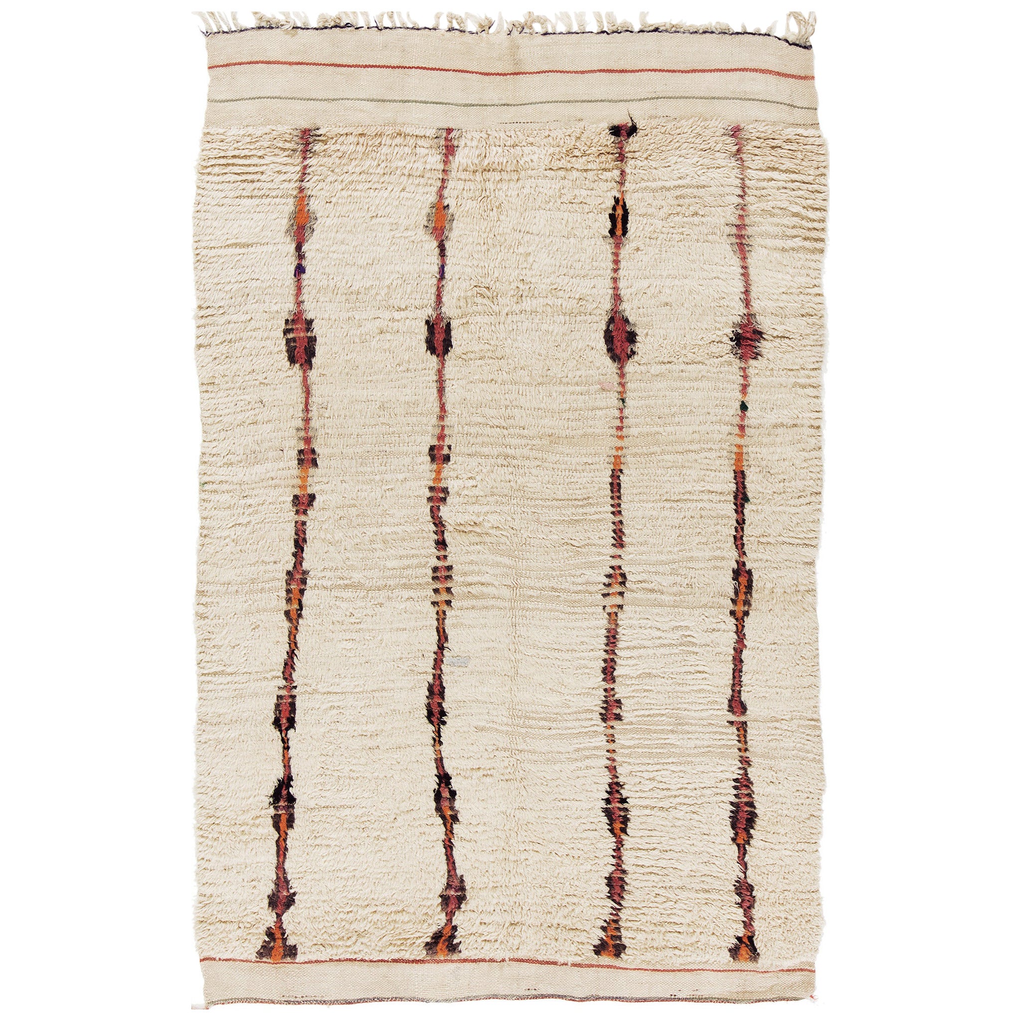 Vintage Moroccan Azilal Tribe Berber Rug