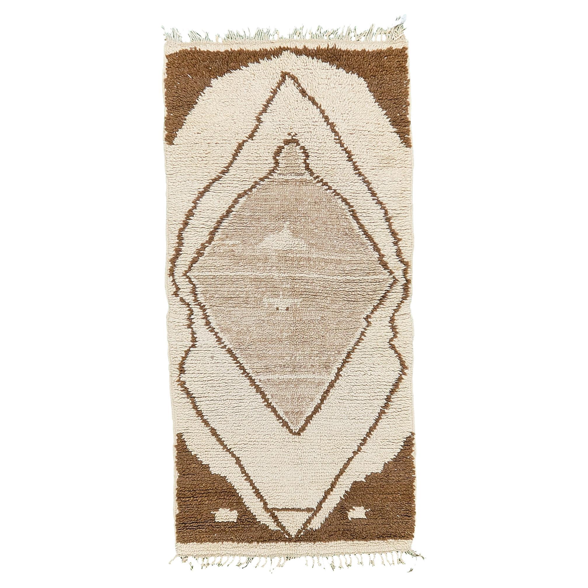 Alfombra bereber vintage marroquí de la tribu azilal