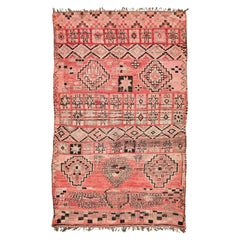 Vintage Moroccan Azilal Tribe Berber Rug from Mehraban