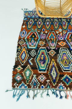 Tappeto vintage della tribù Azilal in Marocco