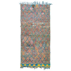 Vintage Moroccan Azilal Tribe Rug