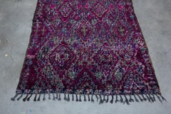 Vintage Moroccan Beni M'Guild Rug - Purple, Pink, Blue