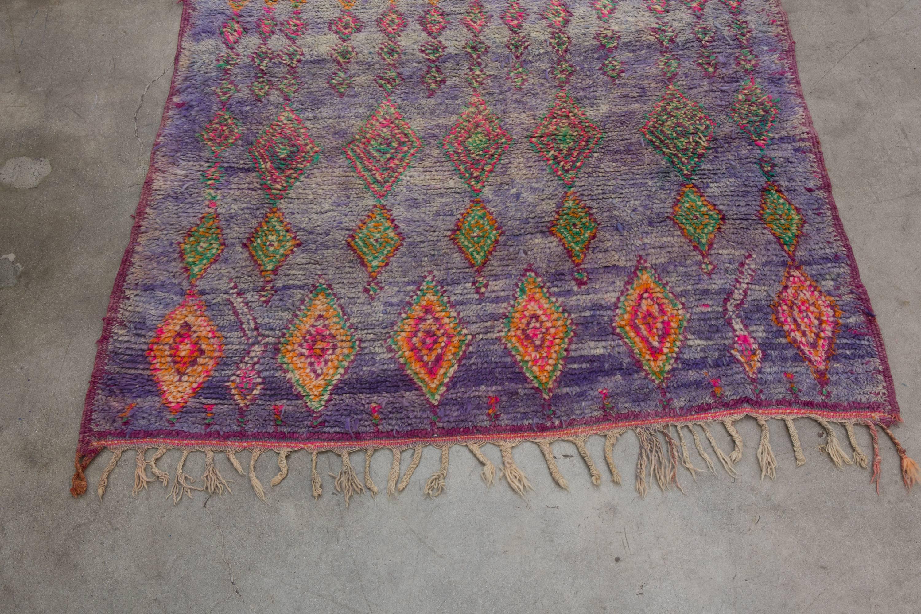 Tribal Vintage Moroccan Beni M'Guild Rug For Sale