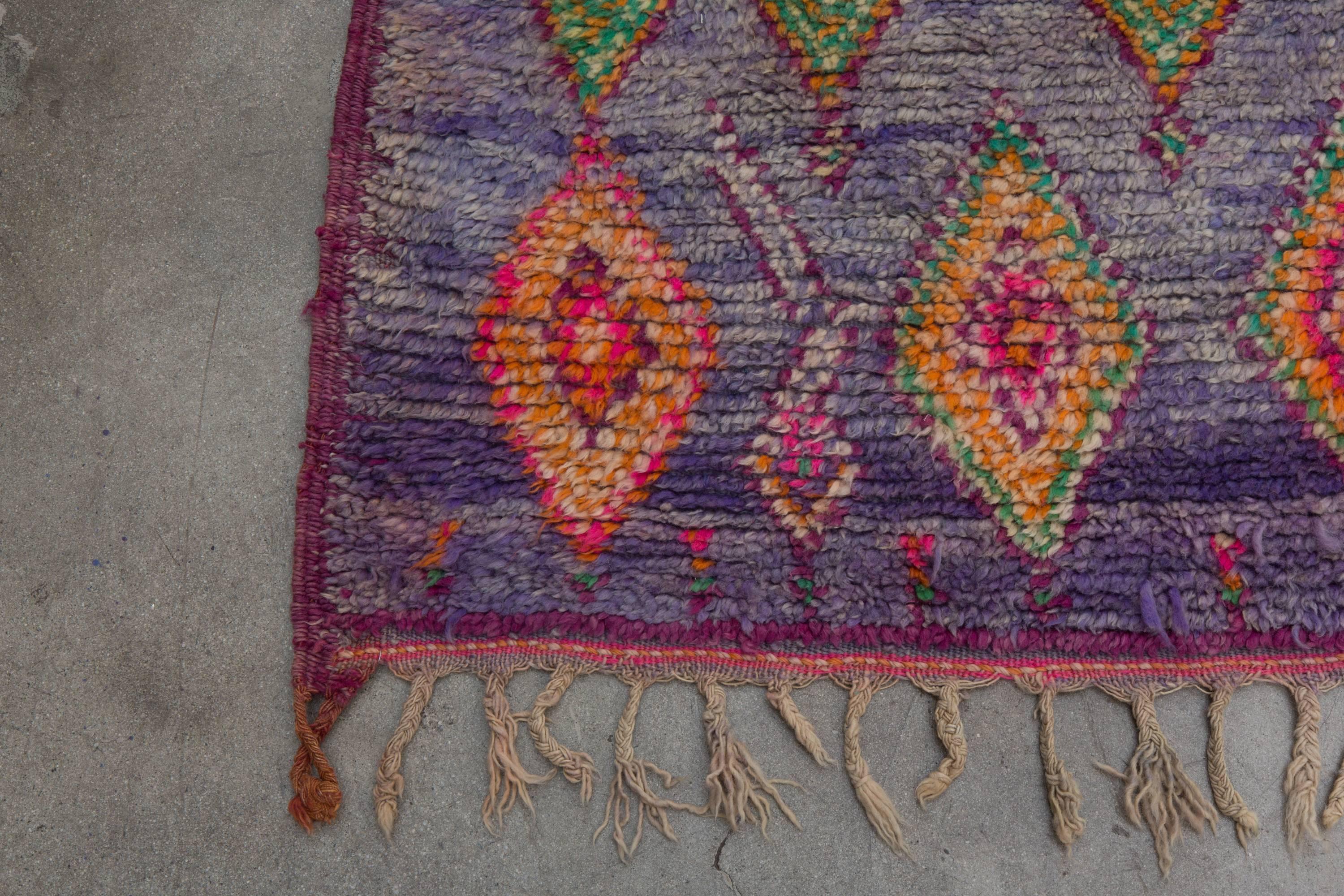 Vintage Moroccan Beni M'Guild Rug For Sale 3