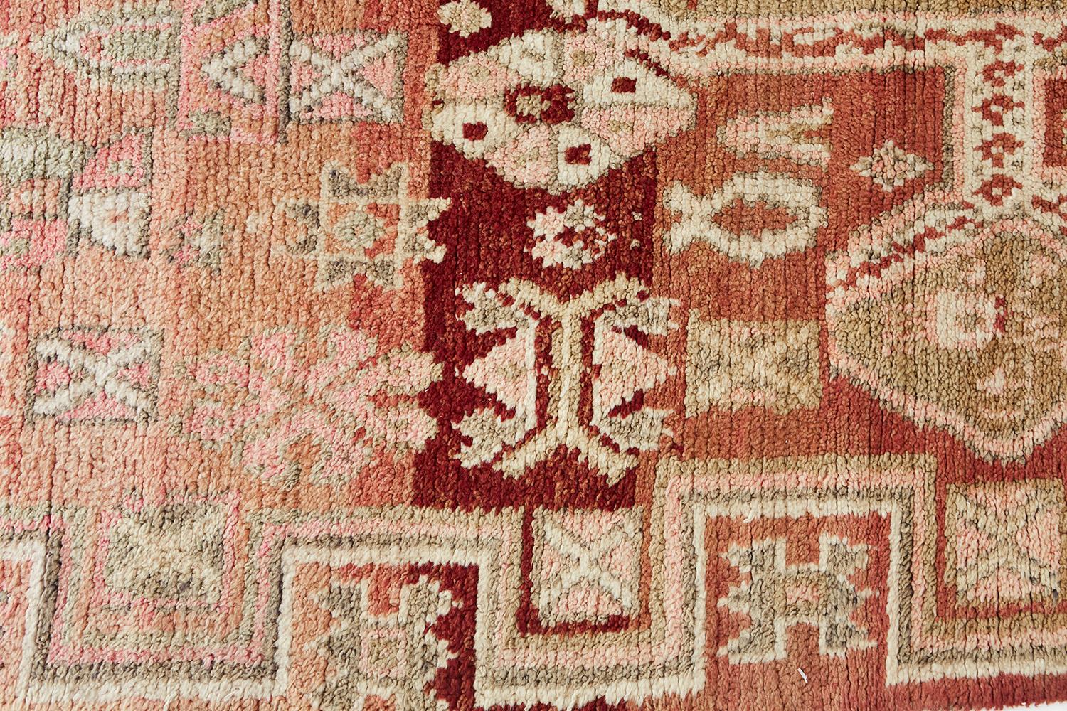 Vintage Moroccan Beni M'Guild Tribe Rug For Sale 9