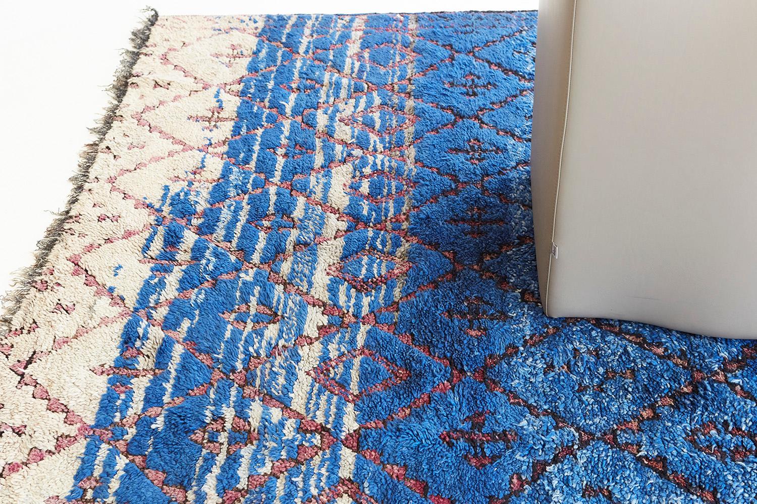 Alfombra vintage marroquí de la tribu Beni M'Guild de Mehraban en venta 2