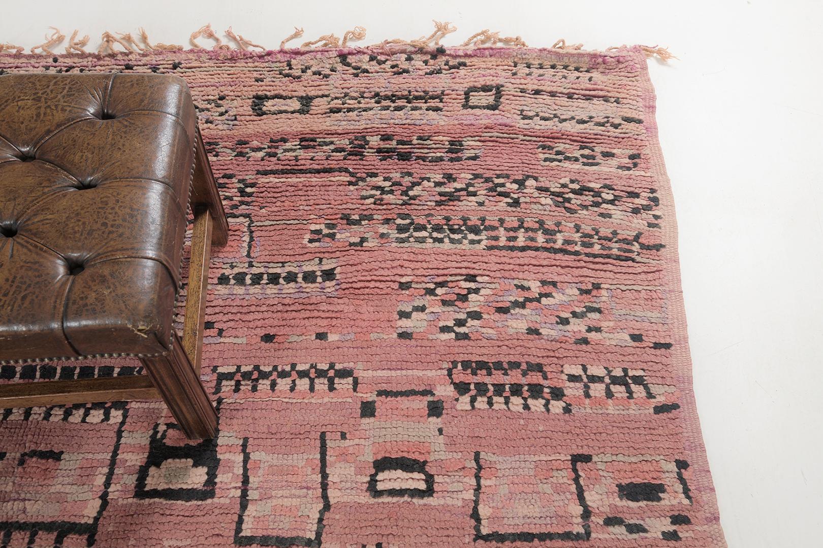 Marokkanischer Beni M'Guild Tribe Teppich von Mehraban, Vintage im Angebot 5