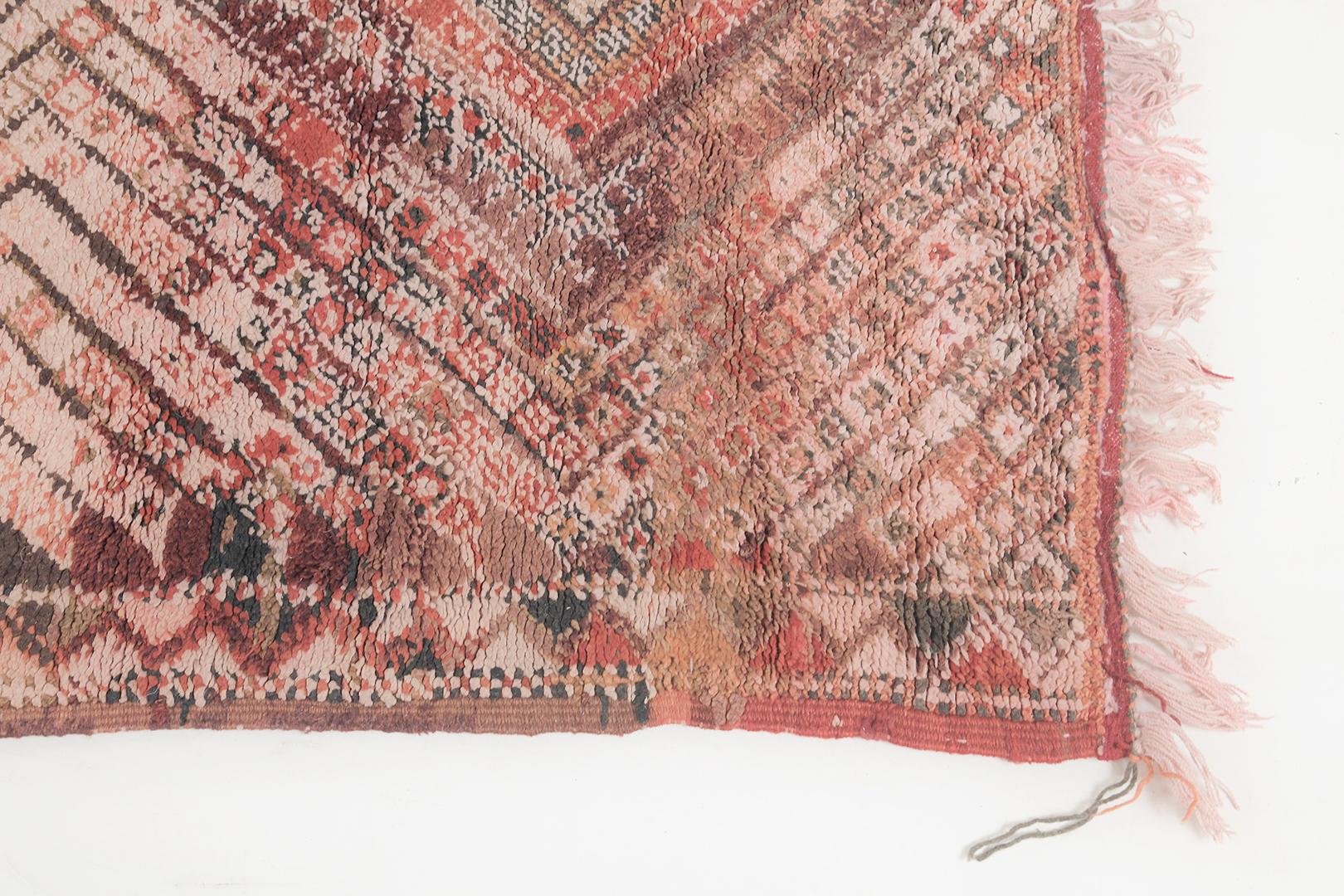 Marokkanischer Beni M'Guild Tribe Teppich von Mehraban, Vintage im Angebot 6
