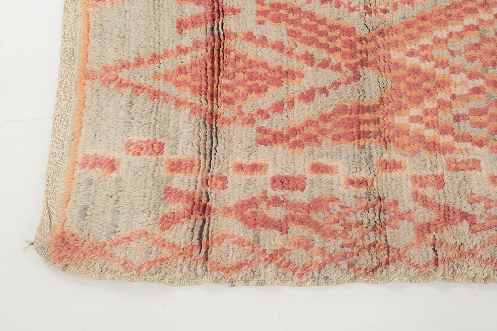 Marokkanischer Beni M'Guild Tribe Teppich von Mehraban, Vintage im Angebot 7