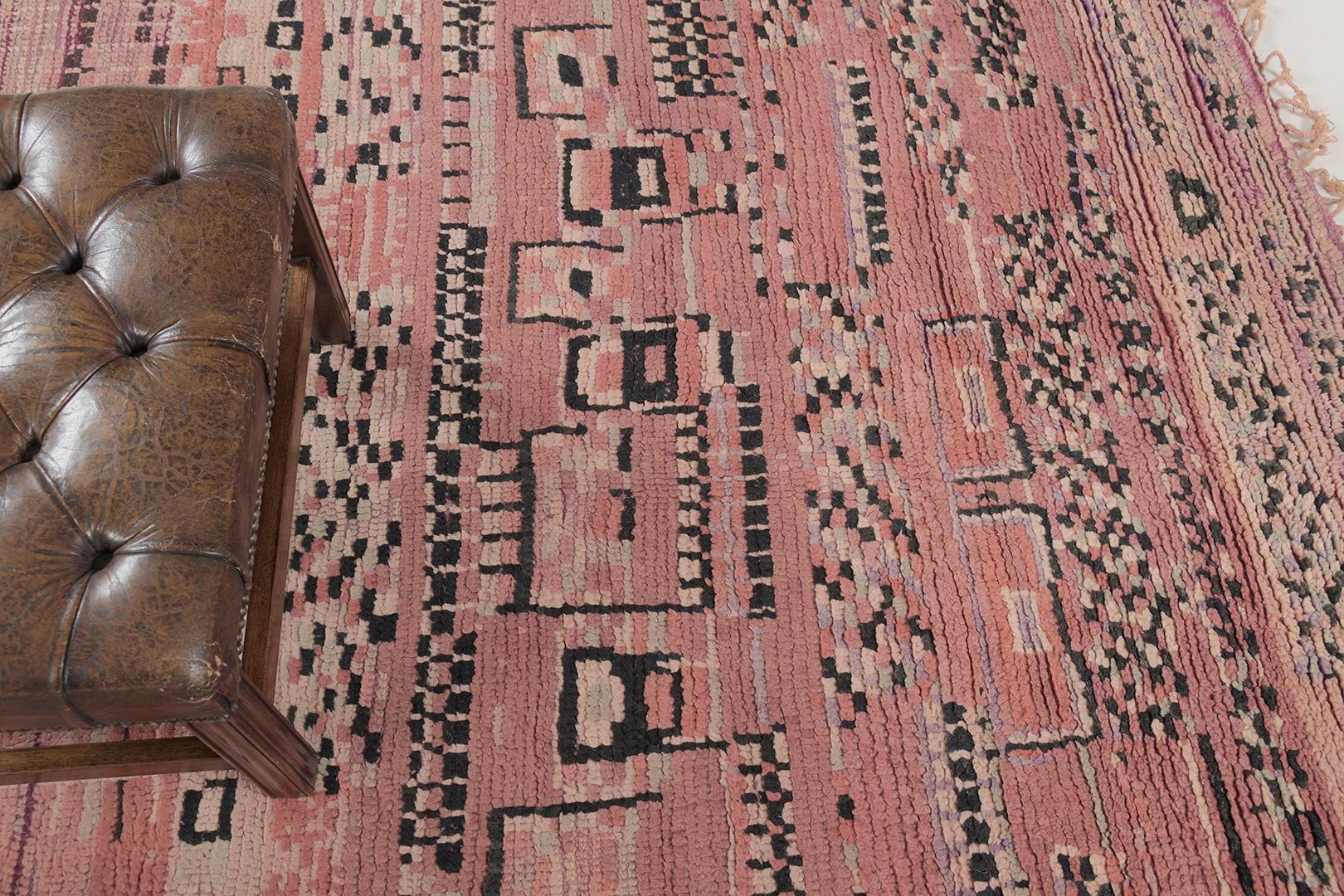 Marokkanischer Beni M'Guild Tribe Teppich von Mehraban, Vintage im Angebot 3