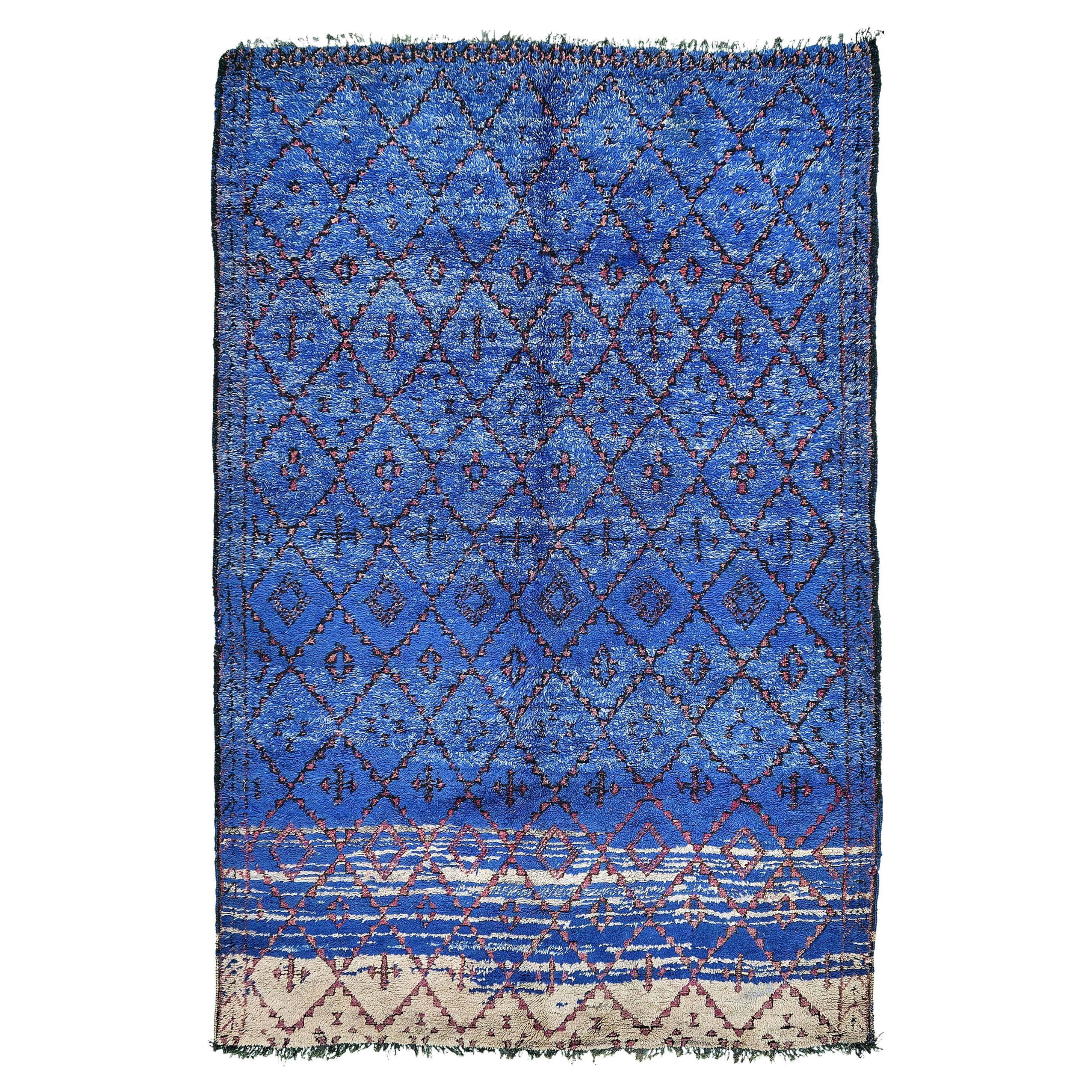 Marokkanischer Beni M'Guild Tribe Teppich von Mehraban, Vintage im Angebot