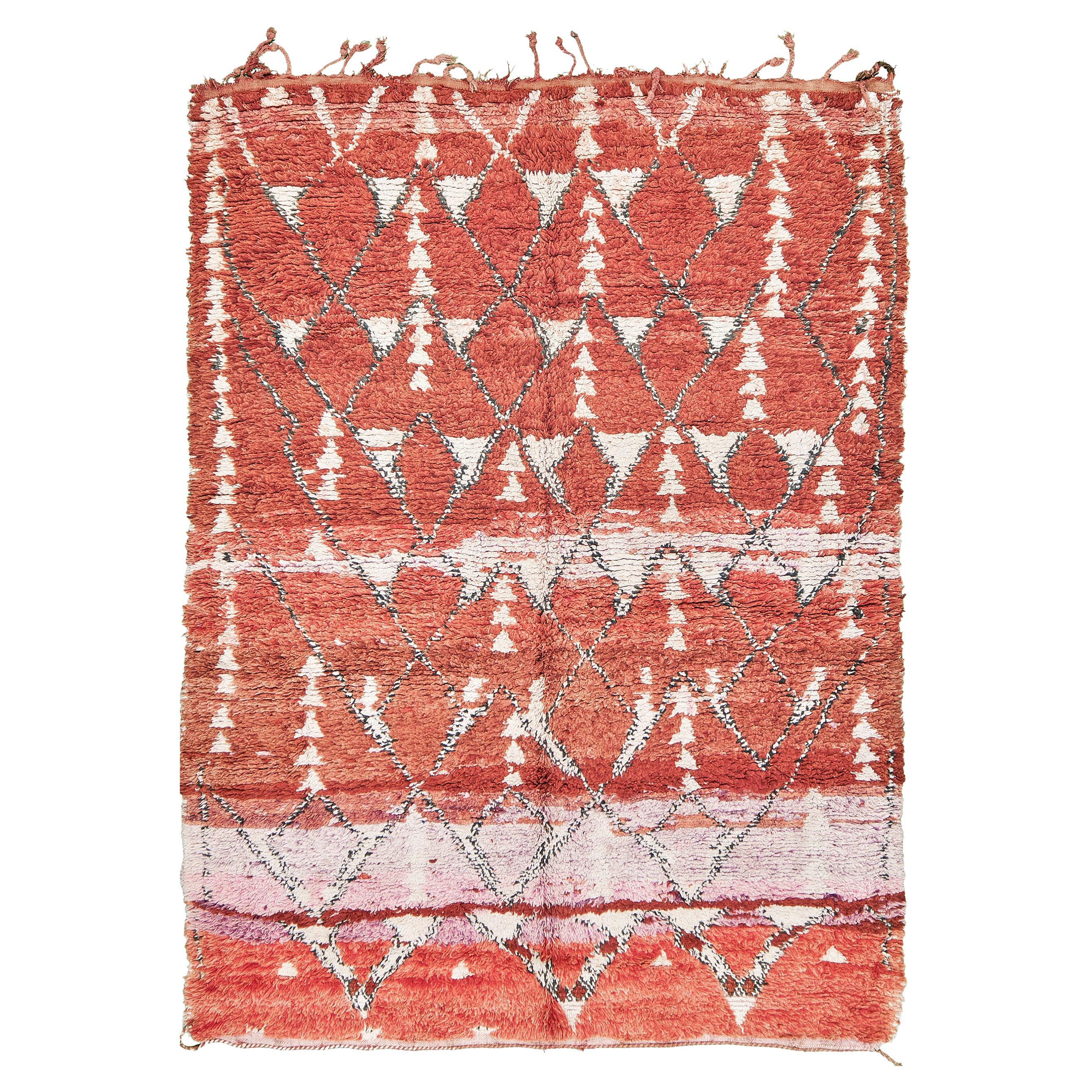 Marokkanischer Beni M'Guild Tribe Teppich von Mehraban, Vintage
