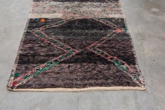 Vintage Moroccan Beni M'Rirt Rug - Black, Brown
