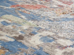 Vintage Moroccan Beni-Ourain Boujad Berber Tribal Rug