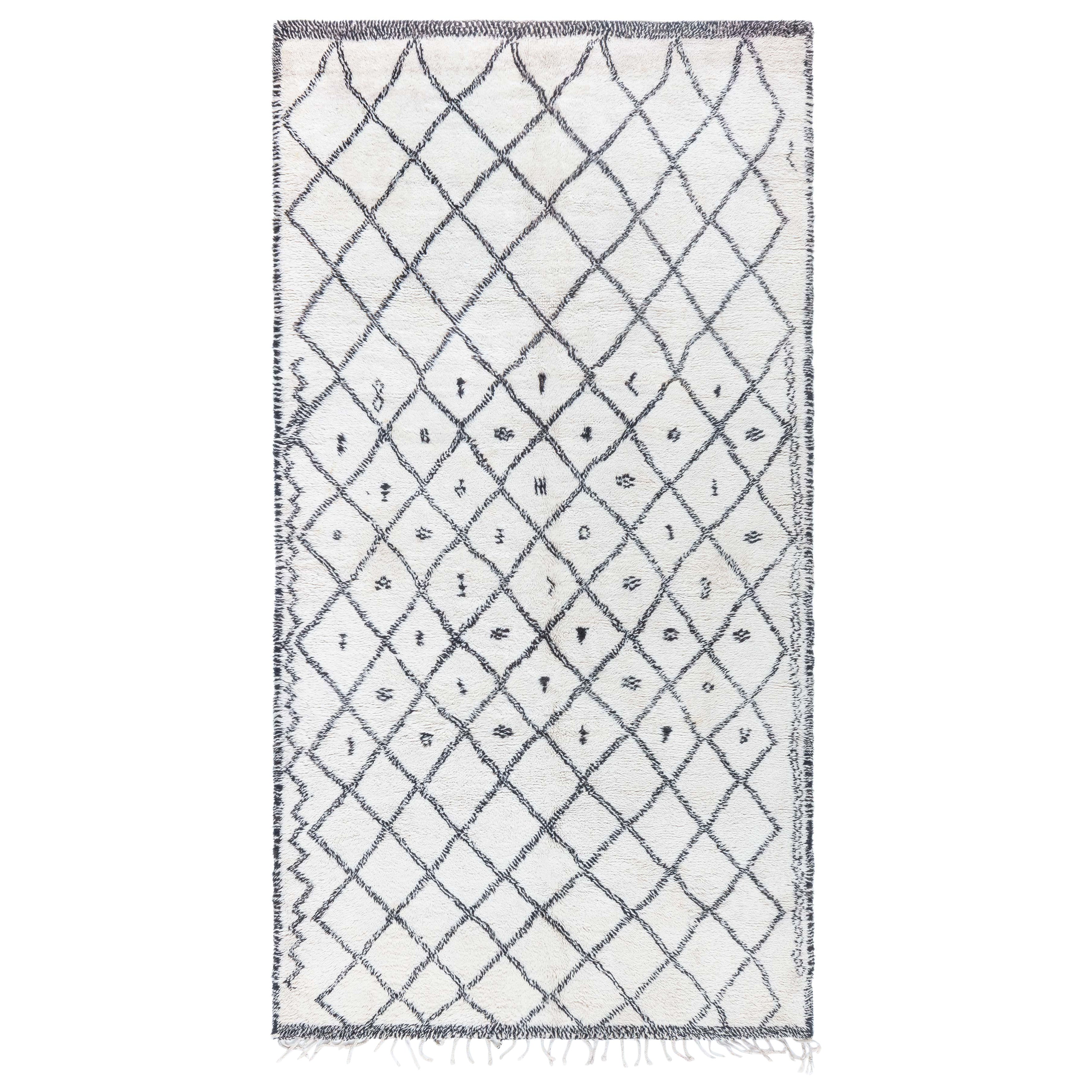 Tappeto marocchino d
epoca Beni Ourain Doris Leslie Blau in vendita