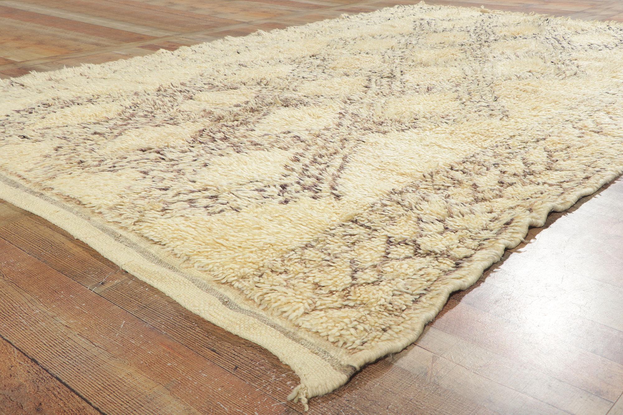 Marokkanischer Beni Ourain-Teppich im Angebot 3