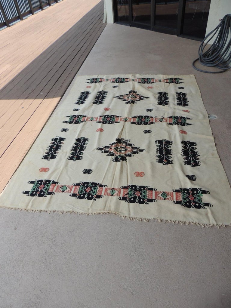 Vintage Moroccan Beni Ourain Rug For Sale 4