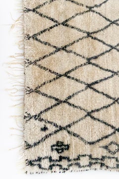 Vintage Moroccan Beni Ourain Rug